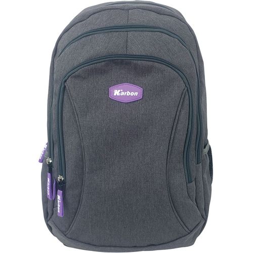 Karbon školski ruksak 3 zip grey slika 1