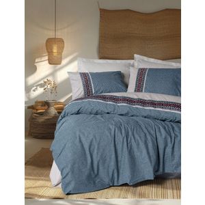 Ranforce double quilt cover set Polku, colour: grey