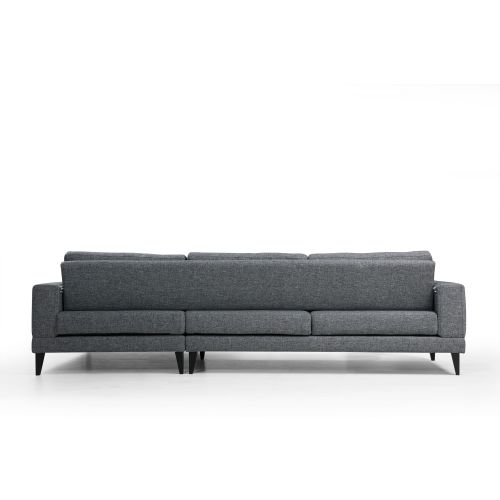 Atelier Del Sofa Kutna garnitura na razvlačenje, Tamno siva, Nordic Corner Right (L3+Chl) slika 9