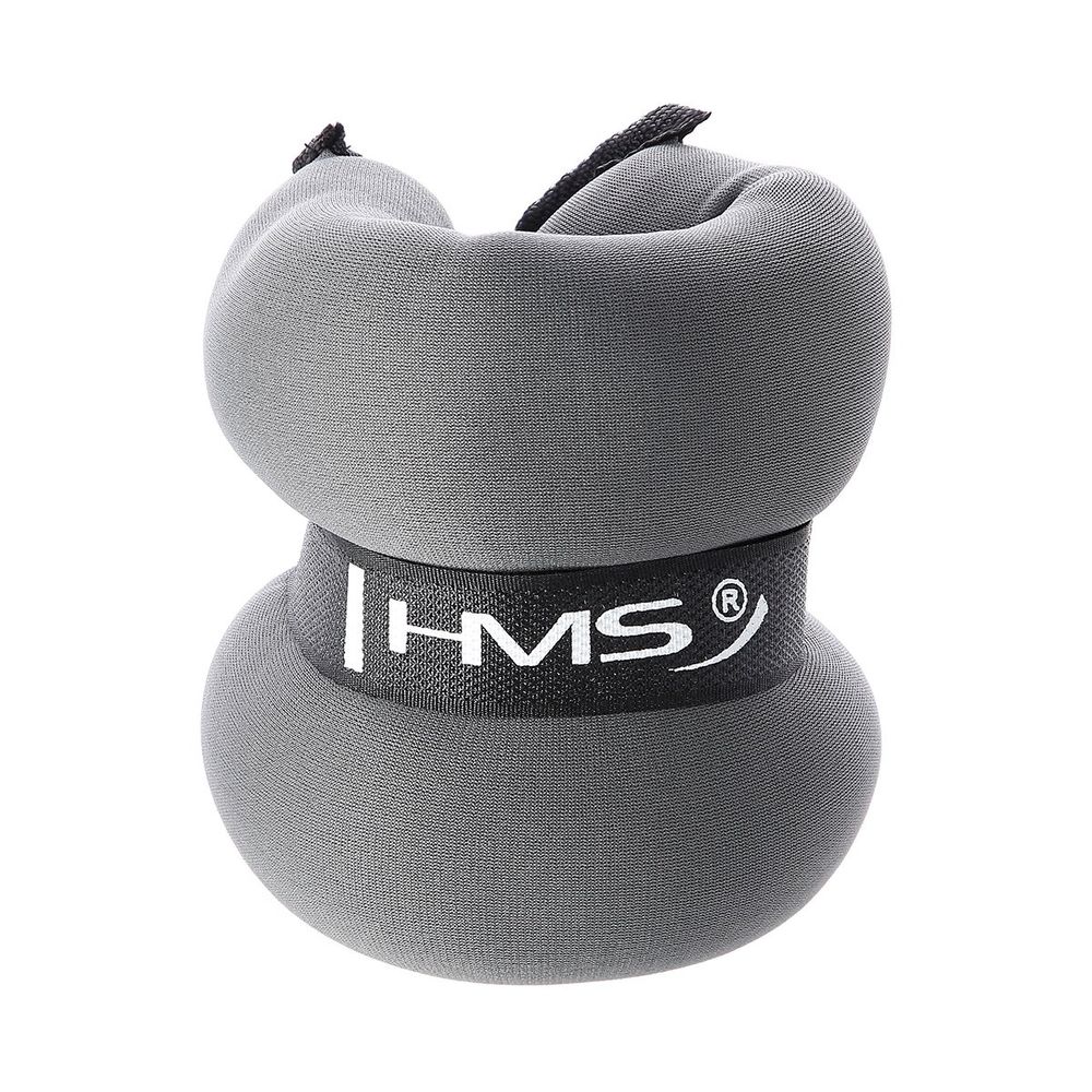 Ob05 sivi utegovi za vježbanje za gležanj i zglob 2 x 2 kg hms slika 2