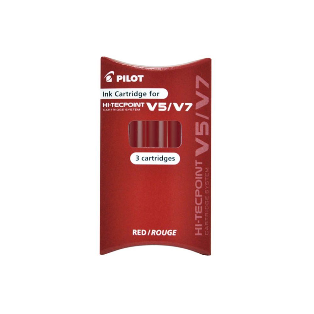 ULOŽAK PILOT ZA V7/V5 HI-TECPOINT REFILLABLE CRVENI 3/1 slika 1