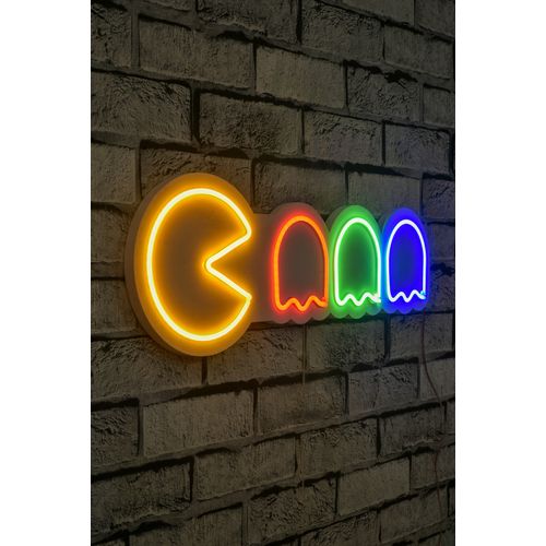 Wallity Pacman - Višebojna dekorativna plastična LED rasveta slika 1