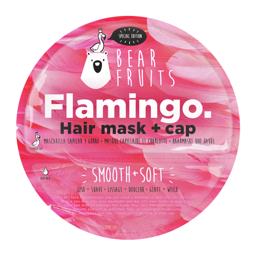 BEAR FRUITS MASKA ZA KOSU MASK FLMINGO 20ml slika 1