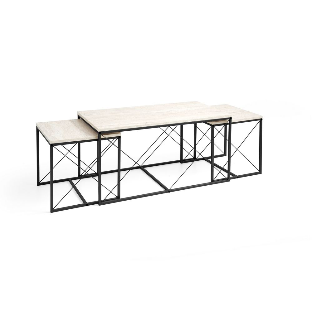 HANAH HOME set stolića za kafu Defne  slika 6