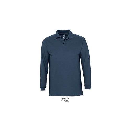 WINTER II muška polo majica sa dugim rukavima - Teget, 3XL  slika 5