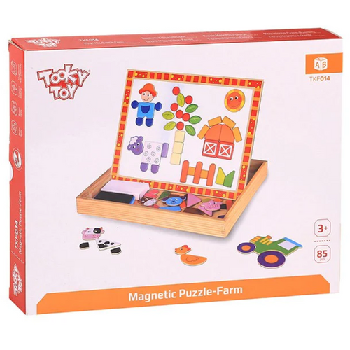 Tooky Toy Magnetne Puzzle Farma TKF014, 85kom slika 2