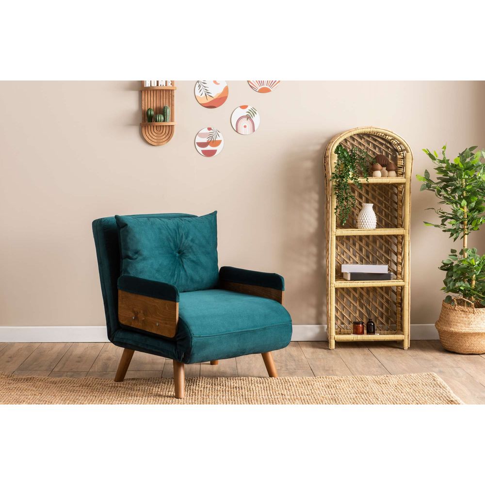 Sofa-krevet Cosmo Single - Petrol Zelena slika 1