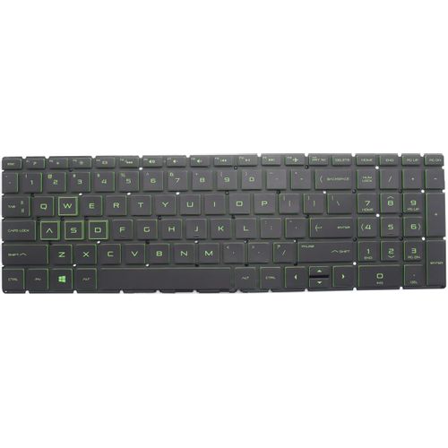 Tastatura za laptop HP 15-CX 15-DW 15-EC 15-CR 15-CW 15DU ZELENA SLOVA slika 1