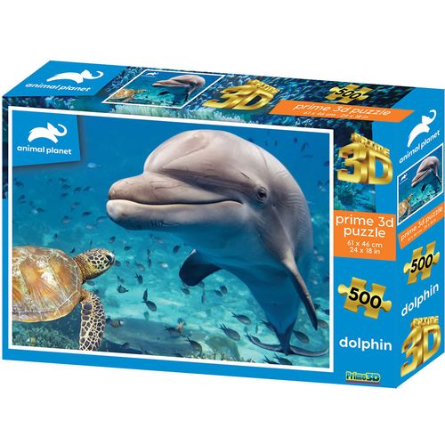 Puzzle 3D - Delfin 500 kom 61x46cm animal planet slika 1