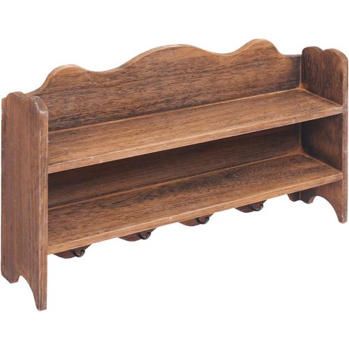 284233 Wall Mounted Coat Rack Brown 50x10x30 cm Wood slika 8