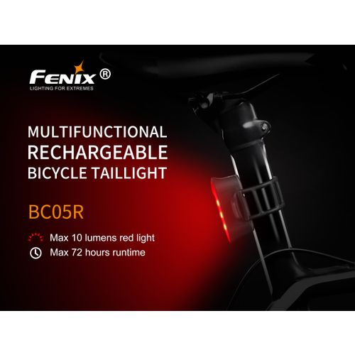 Fenix svjetiljka za bicikl BC05R crvena LED slika 6