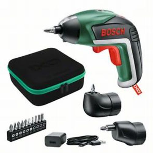 Bosch IXO 5 Full set akumulatorski izvijač, litij-ionski , s kutnim i s ekscentarskim nastavkom slika 1