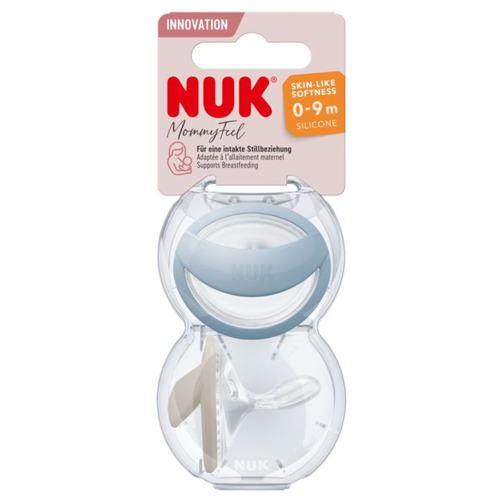 NUK Duda varalica MommyFeel 0-9mj 2kom, Plava slika 6