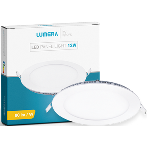 Lumera Lighting LED panel 12W, 4200K, ugradni, okrugli slika 1