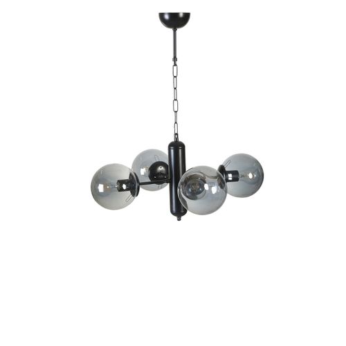 Bankok 4 Lü Siyah Füme Camlı Avize Black
Fume Chandelier slika 3