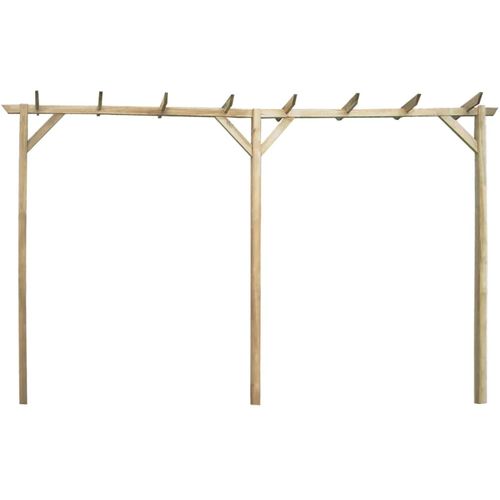 Vrtna pergola 400 x 40 x 205 cm drvena slika 14