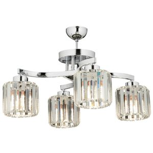 AV-65229-4K Kromirani Luster sa Kristalnim Kapama