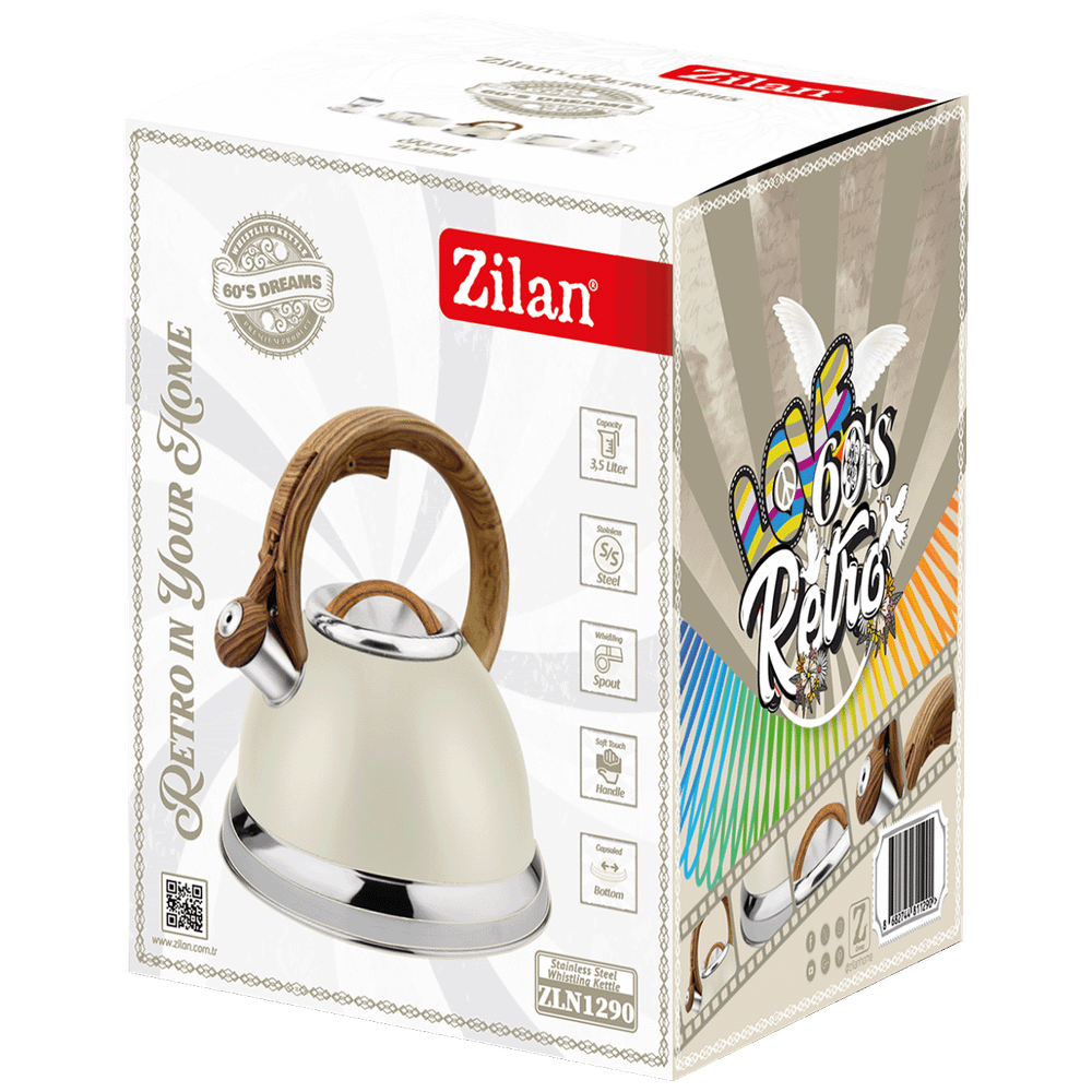 Zilan Kuhalo sa vodu sa zviždaljkom Retro - ZLN1290, 3.5l slika 3
