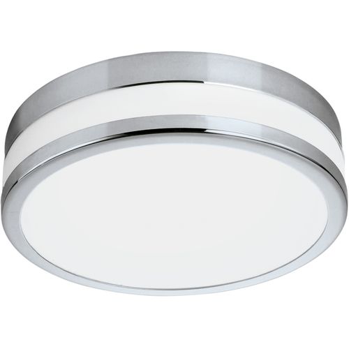 Eglo Palermo plafonjera/1, Led, 11w, 950lm, ip44, prom 225, krom/bijela  slika 1