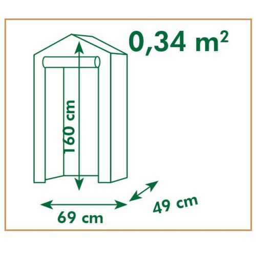 Nature staklenik 69 x 49 x 160 cm slika 10