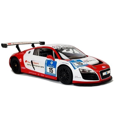 Auto na daljinsko upravljanje Audi R8 LMS Rastar 1:14 bijelo-crveni slika 3