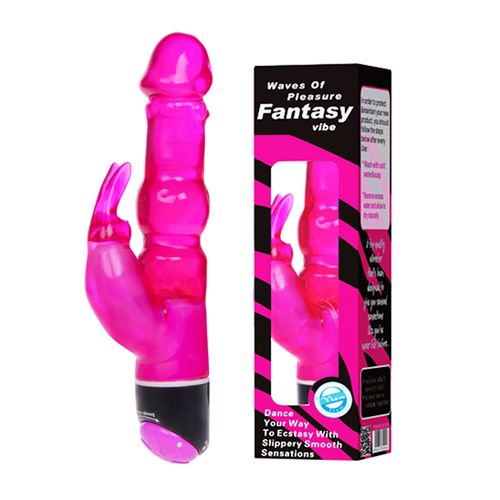 Roze multifunkcionalni vibrator 22cm slika 1