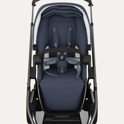 REDSBABY NUVO Single dječja kolica 2u1 Gun Metal, Blue Slate slika 9