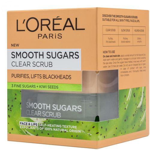 L'Oreal Paris Smooth Sugar Scrub Clearing Piling 50 ml slika 3