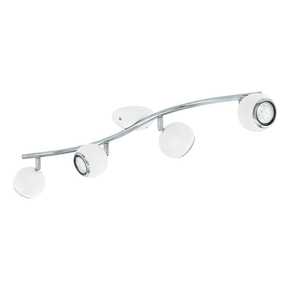 Eglo Bimeda reflektor/4, led, gu10, 4x3w, 4x240lm, bijela/krom  slika 1