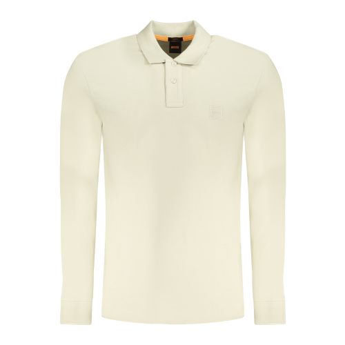 HUGO BOSS POLO SHORT SLEEVE MEN BEIGE slika 1