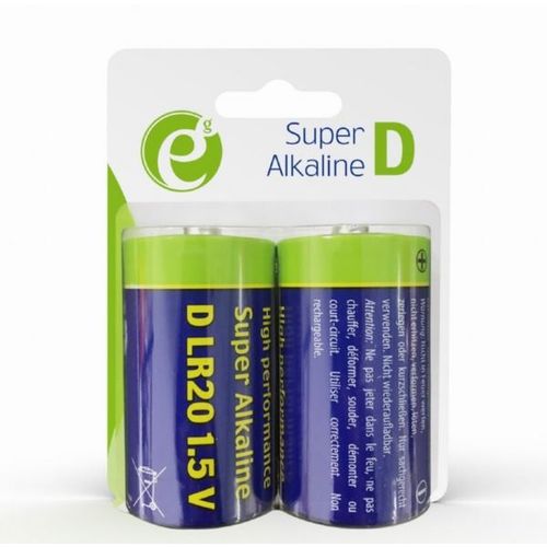 Gembird Alkaline D-cell battery, 2-pack slika 1