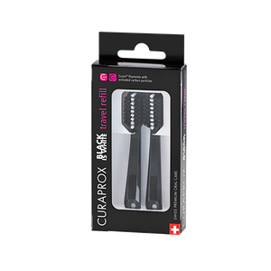 Curaprox Nastavak CS 5460 Ultra Soft Black is White - Zamjenski nastavak za putni set