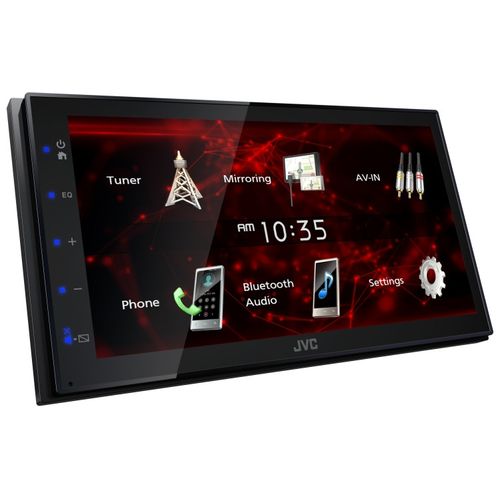 Auto radio JVC KW-M180BT, 2 DIN, 6,8in WVGA monitor, USB Mirroring za Android™, Bluetooth®, 13-pojasni EQ, kratko kućište slika 1