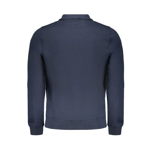 GIAN MARCO VENTURI MEN'S BLUE ZIP SWEATSHIRT slika 2