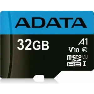 Micro SD Card 32GB AData + SD adapter AUSDH32GUICL10A1-RA1/ class 10