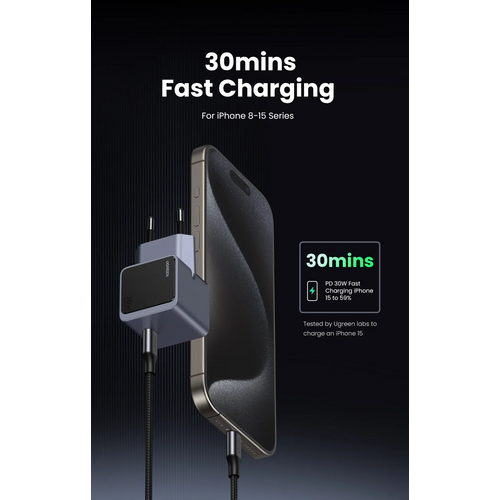 Ugreen Nexode Air 30W USB-C charger slika 2