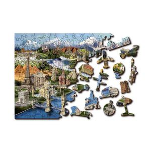 Wooden City Drvene puzzle - znamenitosti L