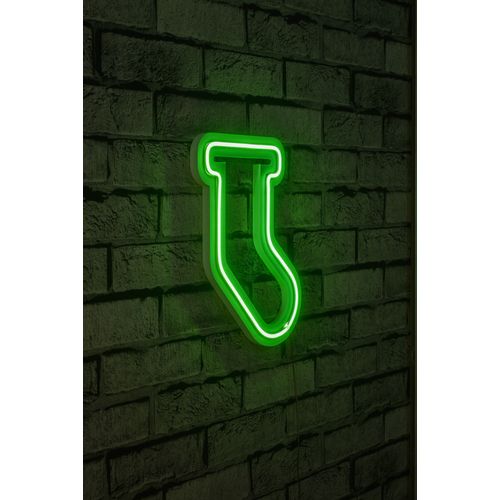 Wallity Ukrasna plastična LED rasvjeta, Socks - Green slika 1