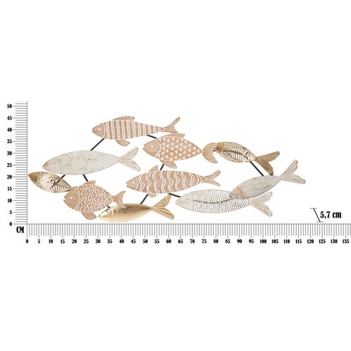 Mauro Ferretti Zidna dekoracija Fishy 118x5,7x46,4 cm slika 6