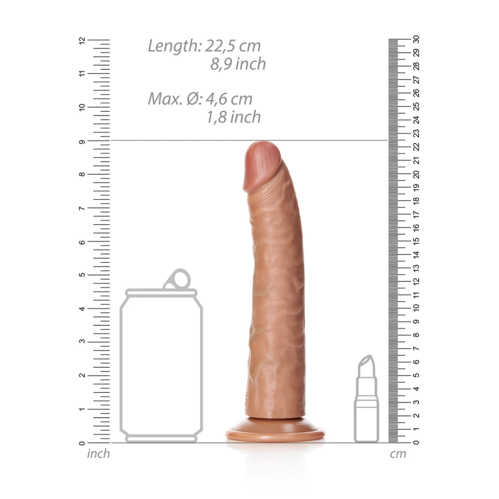 RealRock by Shots Tanki realistični dildo s vakuumskom čašicom - 8 / 20,5 cm slika 6