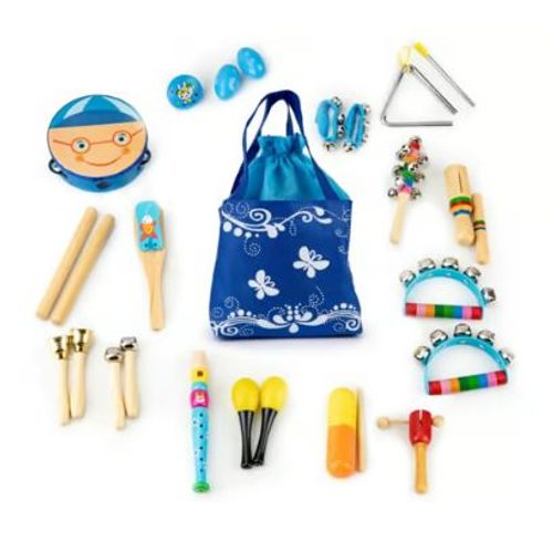 Eco Toys Muzički Set 16 Instrumenata + Torba slika 1