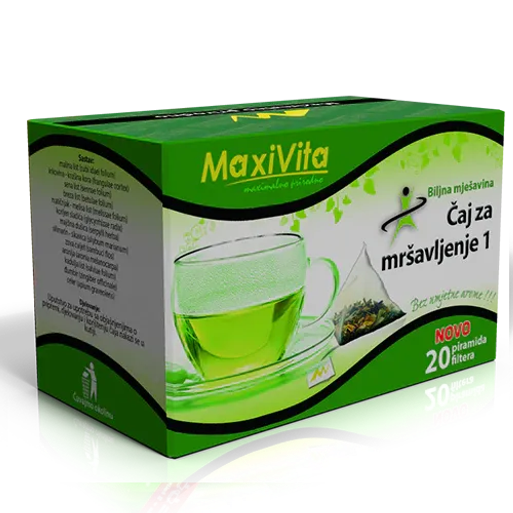 MAXIVITA ČAJ ZA MRŠAVLJENJE FILTER A20 slika 1
