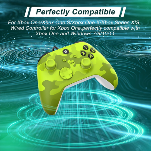 Joypad WIFI kontroler za XBOX One, XBOX X series, PC Windows, PS 3 army zelena slika 9