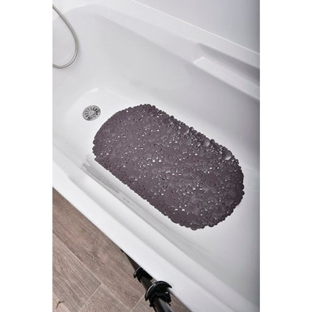 TENDANCE Podloga za kadu Bubbles 69x36cm Braon slika 1