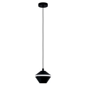 Eglo viseća lampa perpigo gu10 1x4,5w crno/bijelo v:1100mm o165mm