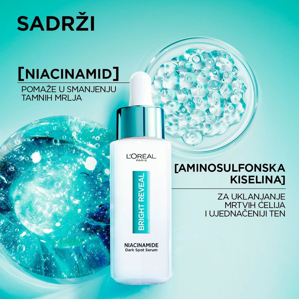 L'Oréal Paris Bright Reveal niacinamid Serum protiv tamnih mrlja 30ml slika 5