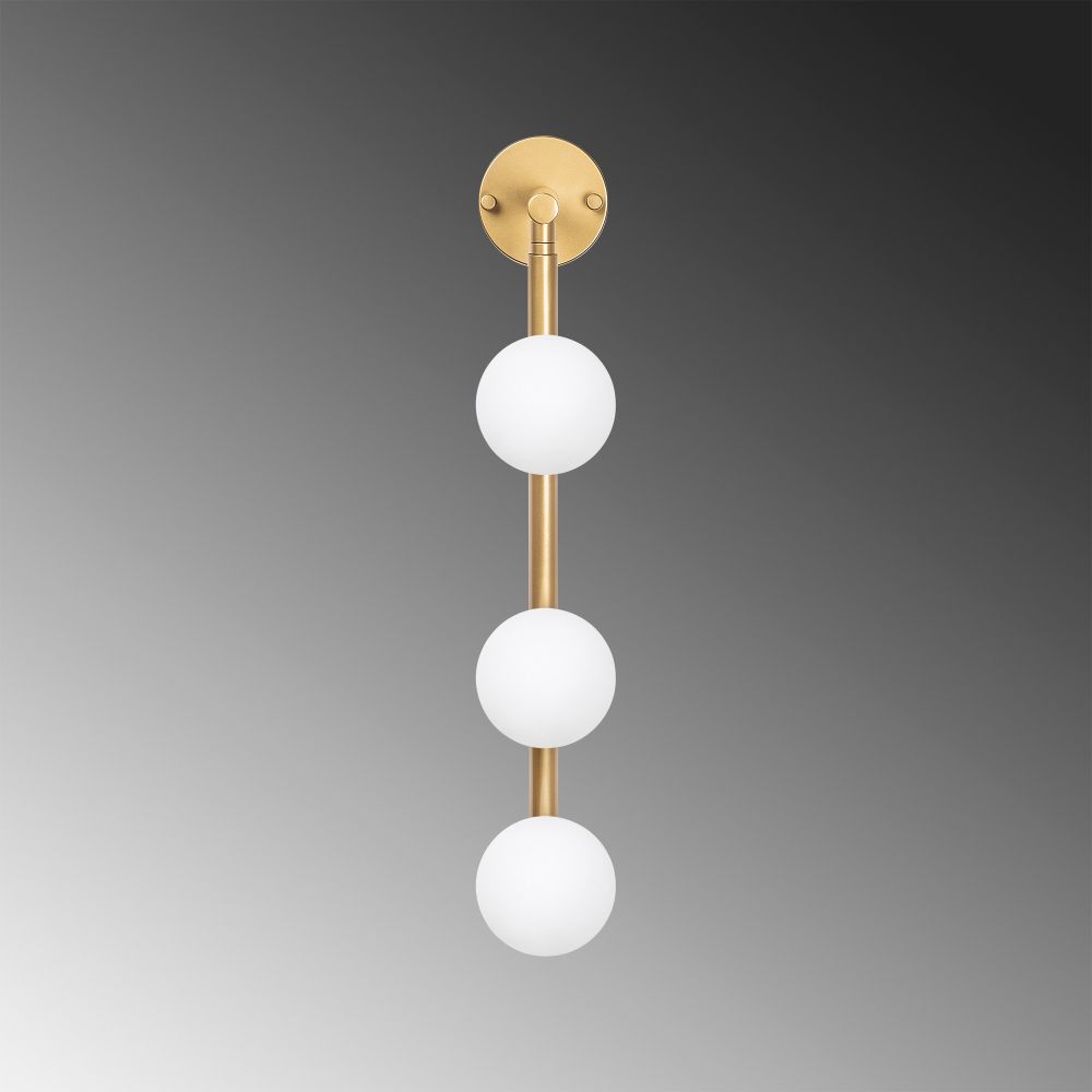 Zidna Lampa Domino - 11045, boje: Zlato slika 4