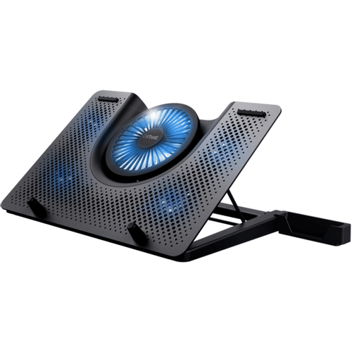 Trust Quno Cooling Stand LED GXT 1125 Laptop cooling stand sa 5 ventilatora + stalak za telefon slika 3