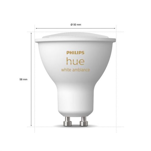 Philips HUE huewa 4.3w gu10 eur slika 5