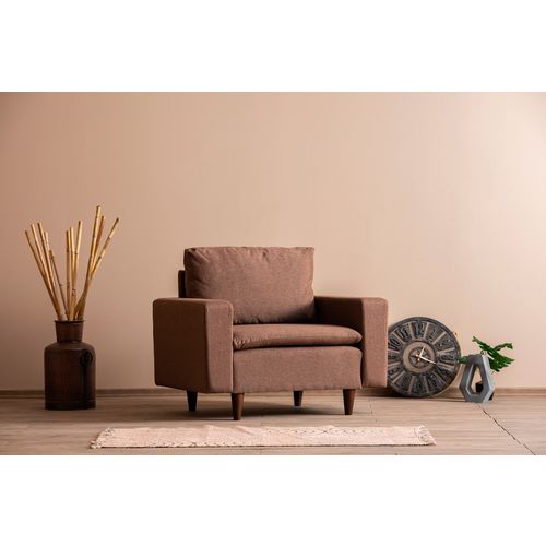 Atelier Del Sofa Fotelja, Svijetlo smeđa, Lungo - Light Brown slika 2